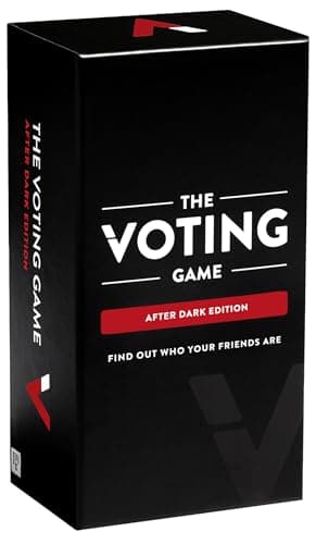 The Voting Game After Dark Edition - The Hilarious Adult Party Card Game About Finding Out Who Your Friends are - Perfect for College Students, Fun Parties and Board Games Night with Your Group