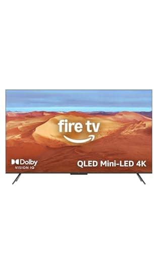 Amazon Fire TV 65" Omni Mini-LED Series (newest model), QLED 4K UHD smart TV, Dolby Vision IQ, 144hz gaming mode, Ambient Experience, find shows faster with Alexa+