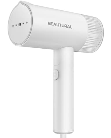 BEAUTURAL Steamer for Clothes, Portable Garment Wrinkle Remover, Fast 30s Heat-up, Foldable and Handheld, 120V Only (Not for 220V Europe)