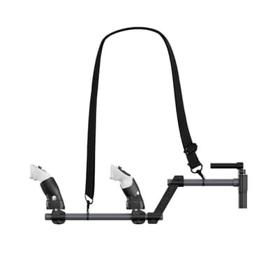 Gun Stock for Meta Quest 3, Compatible with VR Meta Quest 3s Controller Grips for Enhance Stability and Control Magnetic Stock Rifle Adapter (Black)