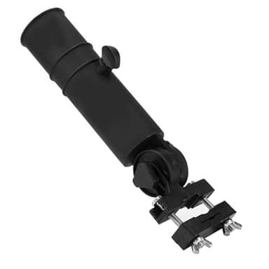 Huakaile Golf Cart Umbrella Holder Stand - Adjustable Universal Clamp for Chair, Outdoor Wheelchair, Push Cart, Fishing Beach Chair, Bike, Stroller, Trolley (Black)