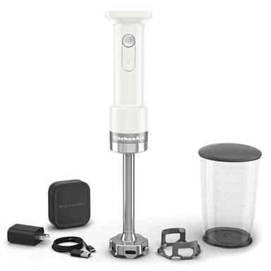 KitchenAid Go Cordless Hand Blender - battery included, KHBRV71, Porcelain White