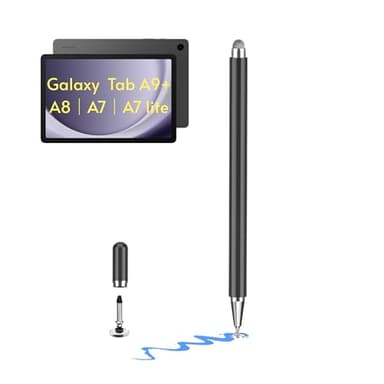 Stylus Pen for Samsung Galaxy Tab A9+ Plus, A8, A7, A7 Lite, High Sensitivity & Precision Capacitive Touch Stylus Pencil for Apple iPad Pro/Fire HD/Microsoft Surface All Touch Devices (Black)