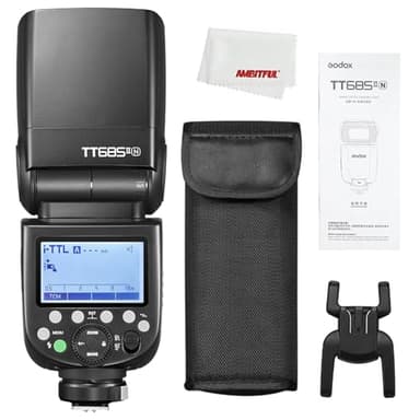 Godox TT685II-N I-TTL Speedlite High-Speed Sync Speedlite Flash,2.4G Wireless X System Compatible for Nikon for D800 D700 D7100 D7000 D5200 D5000 D8100