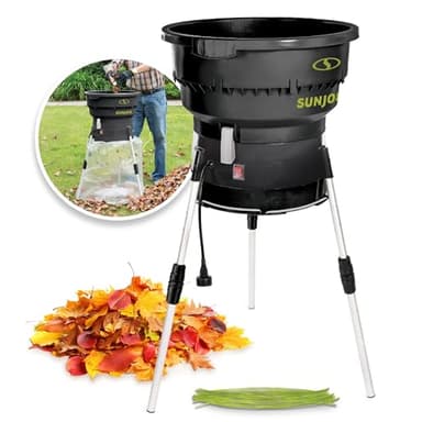 Sun Joe Corded Leaf Mulcher and Shredder with Adjustable Control Dial, 8,000 RPM, 13-Amp Motor - Portable Electric Mulching and Shredding Machine for Lawn, Garden, and Yard Care, SDJ616