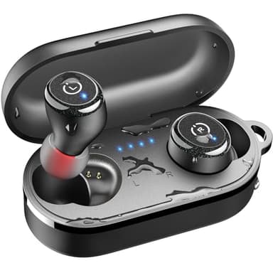 TOZO T10 Wireless Earbuds Bluetooth 5.3 Headphones, App Customize EQ, Ergonomic Design, 55H Playtime, Wireless Charging Case, IPX8 Waterproof Sound in-Ear Headset, New Version