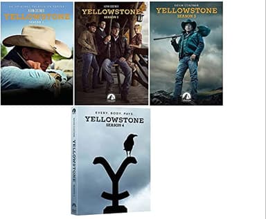 Yellowstone Season 1-4 Bundle 2022 All Seasons