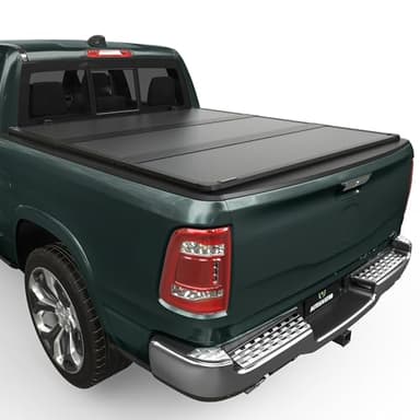 AUTOSAVER88 FRP Hard Tri-fold Truck Bed Tonneau Cover Fits for Dodge Ram 1500 2009-2026 (Classic & New) 5.7ft Bed Without Rambox