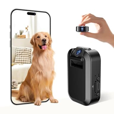 Hidden Camera,Mini ‌WiFi Wireless Camera‌ HD ‌Security Camera‌ with Night Vision & Motion Detection - Compact Indoor/Outdoor for Home & Office Security Monitoring