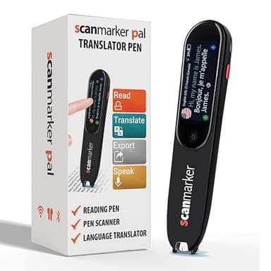 Scanmarker Pal - Translation Pen & Reading Pen for Language Learners, Dyslexia & Learning Difficulties | Translator Pen for 100+ Languages