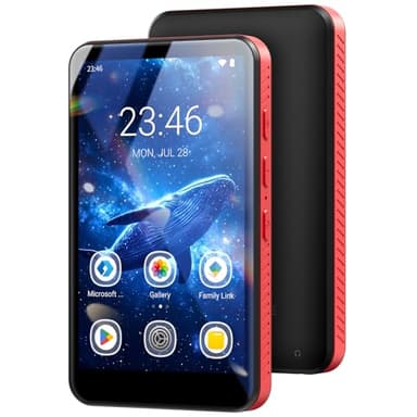 MECHEN 96GB High-Capacity Android MP3 MP4 Player, 4" Touchscreen, Bluetooth + WiFi, Built-in Speaker, Supports Spotify, Amazon Music, Pandora, Audible, Google Play Store Enabled