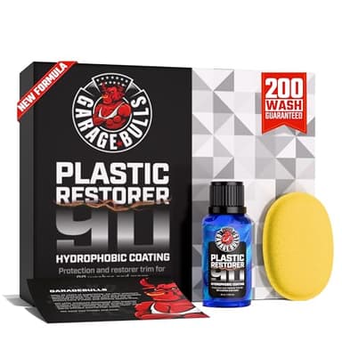 garage bulls Plastic Restorer for Cars - Hydrophobic Ceramic Coating - Ultimate Exterior & Interior Protection with Original Matte Finish