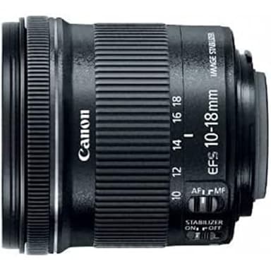 Canon EF-S 10-18mm f/4.5-5.6 is STM Lens, Lens Only