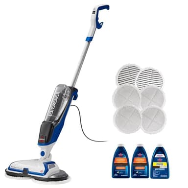 Bissell® SpinWave Hard Floor Expert Corded Spin Mop Cleaner with Washable mop Pads for Sealed Hard Floors, 20393