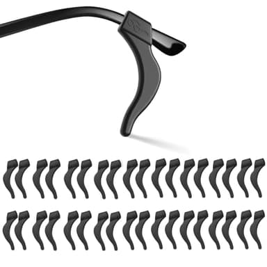 SMARTTOP Eyeglass Ear Grips -20 Pairs eye glasses ear grippers Anti-slip Holder, Silicone Ear Hook, glasses ear grip Sleeve Retainer for Sports Glasses, Sunglasses Reading glass
