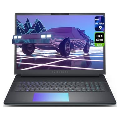 Dell Alienware 18 Area 51 Gaming Laptop, Intel Ultra 9-275HX, 64 GB DDR5 RAM, 4 TB PCIe SSD, 18" QHD+ (2560x1600) 300Hz Display, Nvidia G-Force RTX 5070, Backlit Keyboard, W11 Home, Liquid Teal