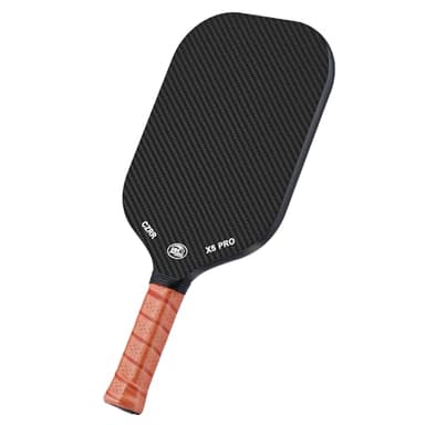 CZRR Pickleball Paddle, Edgeless Style 3K Raw Carbon Fiber Surface High Grit & Spin,USA Pickleball Approved, 16MM Polypropylene Honeycomb Core, Designed for Unmatched Control and Added Power