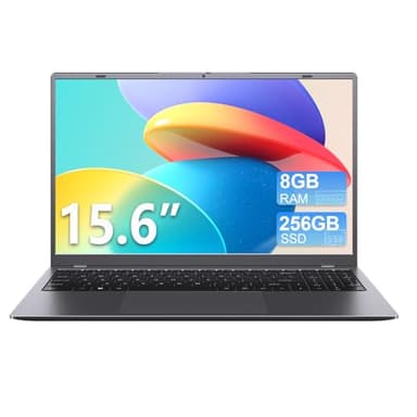 KINOBUC Laptop Computer, 15.6 inch Laptops with 256GB SSD 8GB RAM, Pentium CPU up to 3.4GHz, Long Battery Life, USB 3.2, Type C, TF Card Slot, HDMI, Laptop Good for Business and Student