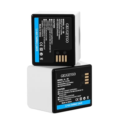 GKUGEYGO 2-Pack A-1 A-1B A-1C Battery for Arlo Pro, Pro 2, Replacement Rechargeable Battery for Arlo Camera VMA4400 VMC4030 VM4230 VMS3230 VM4030 VM4030P