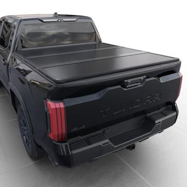 Calffree Hard Tri-Fold Truck Bed Tonneau Cover Compatible with 2022-2026 Toyota Tundra 5.6ft Bed w/OE Rail System (66.7")