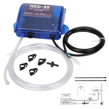 HCD-55 Spa Ozone Kit Suitable for All Hot Tubs & Swim Spas, Hi-Output Spa Ozone Generator with Capacity of Up to 1500 Gallons, Universal: 110V, AMP-4 Plug