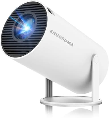 Mini Projector, Support 4K 1080P Portable Projector with Dual Band WIFI6 5G Wireless 5.2 Bluetooth Android 11, 160 ANSI Lumens, 180° Rotatable, Auto Keystone Correction,35"-130" Screen Video Projector