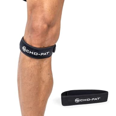 Cho-Pat Patella Knee Strap, Fully Adjustable Support for Runner’s Knee, Chondromalacia, and Knee Pain, OSFM