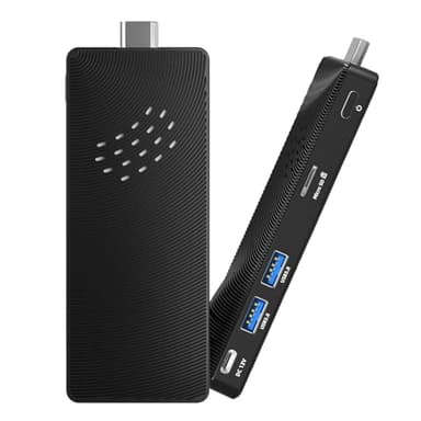 Mini PC Stick Fanless, Micro Computer Intel Pentium N4200, 4GB RAM 64GB eMMC, Dual Gigabit Ethernet, 4K@60Hz Output, WiFi BT 5.0, for Industrial IOT, Business, Office & Digital Signage