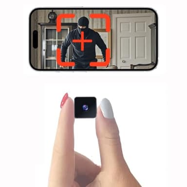 HIWIMVMD Spy Camera Hidden Camera WiFi,HD1080P Wireless Mini Camera, Small Motion Detection Camera, Night Vision Cameras for Home Security
