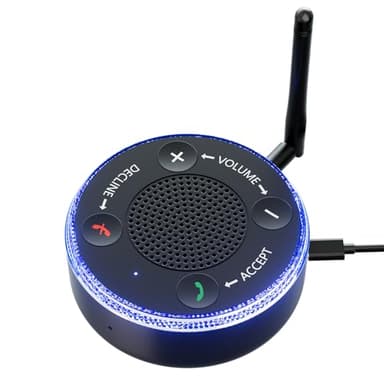 Phone Ringer Amplifier for Hearing Impaired & Seniors, Bluetooth Cell Phone Loud Amplifier with Flashing Lights, Upgrade Speaking Directly 3-Mode Adjustable Receiver, External Ringer for Cellphone