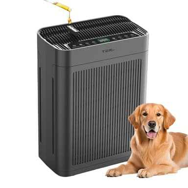 Air Purifiers for Home Large Room Up to 3000 Sq Ft with Washable Filters, H13 HEPA, Dual-Sided Air Intake, PM2.5 Sensor, 22dB Quiet Air Cleaner for Bedroom, Pets, Dust, Smoke, Pollen