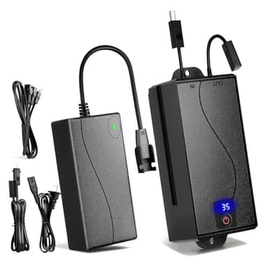 5000mAh Universal Battery Pack for Reclining Furniture, Recliner Battery Pack Rechargeable with LED Display, for 2-Pin Electric Recliner, Sofa, Lift Chair, Couch, Motion Furniture, with Y Power Supply