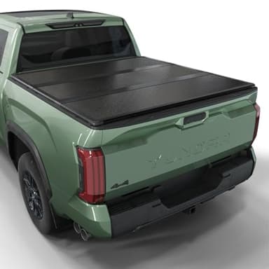 Toptiny Hard Folding Truck Bed Tonneau Cover HTF034 Fits 2022-2026 Toyota Tundra 5‘6" Bed w/OE Rail System (66.7")
