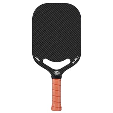 Pickleball Paddle, 3K Carbon Fiber Pickleball Paddle with Aero Throat, USA Pickleball Approved, 16MM Polypropylene Honeycomb Core, Textured Carbon Grit Surface
