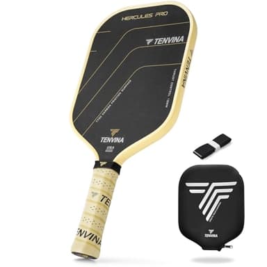 TENVINA Pickleball Paddles, Professional Thermoformed Pickle Ball Paddle, T700SC Friction Carbon Fiber Pickleball Paddle USAPA Approved, Unmatched Power and Larger Sweet Spot