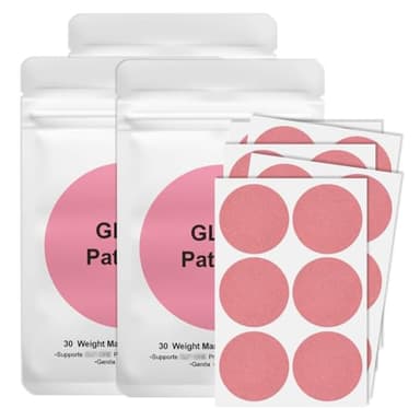 90 Count GLP-1 Patches, Natural Ingredients Cosmetic Patch, GLP1 Support for Women & Men