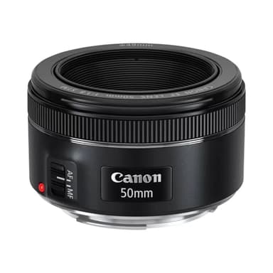 Canon EF 50mm f/1.8 STM Lens, Black