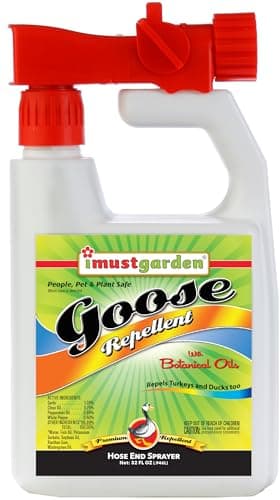 I Must Garden Goose Repellent Concentrate - 32oz Hose End Sprayer (Geese, Turkey, Ducks)