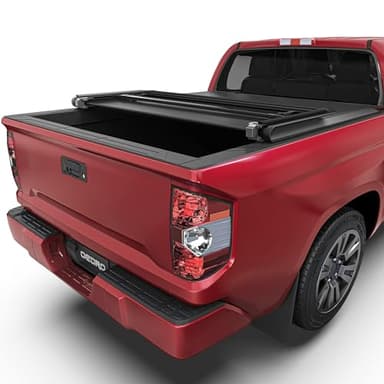 OEDRO Soft Tri-fold Truck Bed Tonneau Cover Compatible with 2022 2023 2024 2025 2026 Toyota Tundra(Excl.Trail) 5.5 ft Bed with Deck Rail System