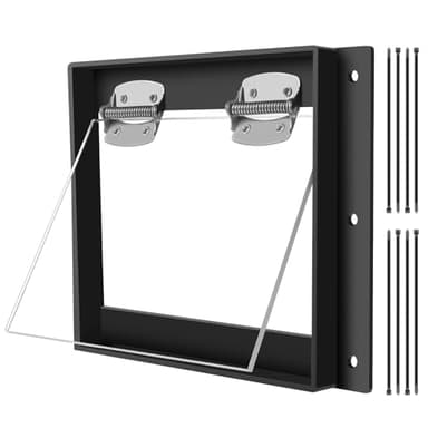 GROWLING Raccoon One Way Door - Humane, Contactless Animal Excluder Trap - Raccoon One Way Eviction Door, Easy to Install & Weather-Resistant, Ideal for Squirrels, Skunks, Possums