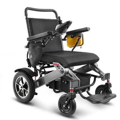 Heavy Duty Electric Wheelchairs for Adults, Supports 400 lbs, 30 Miles Travel Range with 25Ah Battery, Foldable Electric Wheelchair, Motorized Wheelchair with 19" Seat– Perfect for Park & Outdoor Use