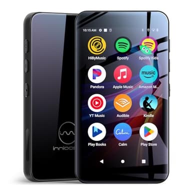 160GB innioasis MP3 Player with Bluetooth and WiFi, MP3 Player with Spotify, Spotify Kids, Pandora, Play Store, Parental Manager App, Calm, 4" HD Full Touch Screen MP4 Music Player for Kids (Black)