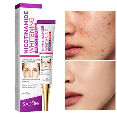 paminify Dark Spot Remover for Face,Nicotinamide Whitening Freckle Cream,Skin Dullness Lightening Body Cream,Visible Results in 28 Days,Smooth Melasma,Hyperpigmentation Age Dark Spot Corrector,0.7 oz