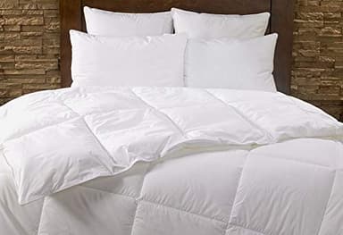 Marriott Down Alternative Duvet Insert - Hotel Bed Comforter with Sewn-Through Box Design - Queen