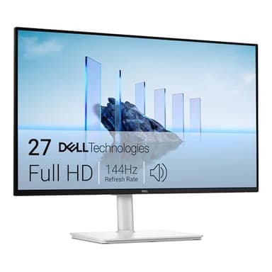 Dell 27 Plus Monitor - S2725HSM - 27-inch FHD (1920x1080) 144Hz 1ms Display, 2 x 3W Speakers, HDMI Connectivity, Height/Tilt/Pivot/Swivel Adjustability, AMD FreeSync - Ash White