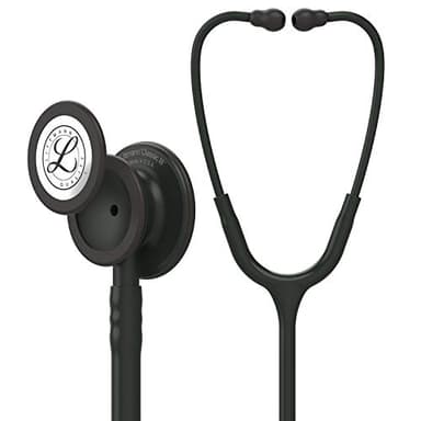 3M Littmann Classic III Monitoring Stethoscope, 5803, More Than 2X as Loud, Weighs Less, Stainless Steel Black-Finish Chestpiece, 27" Black Tube, Stem and Headset
