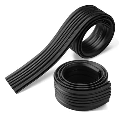 CLUBRALLY Golf Cart Floor Edge Guard Sill Protector, 2 PCS Anti-Collision Rubber Side Bumper Trim for Club Car DS 1987-Up, OEM#1013983/101347501（42.5" L×2.6" W）