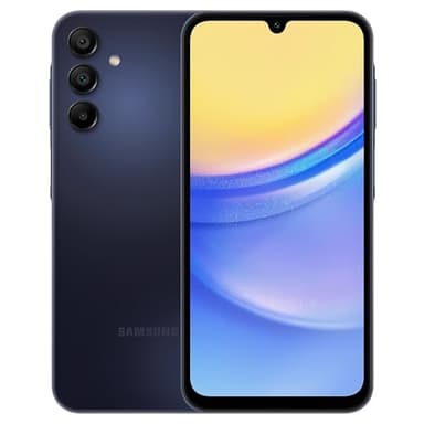 Samsung Galaxy A15 5G, 128GB, Blue Black - Unlocked (International Version) (Renewed)