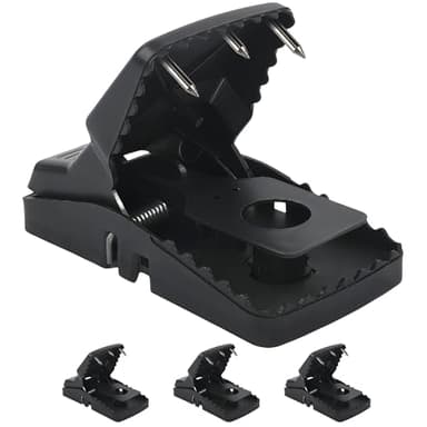 Tensland Unstoppable Rat Traps for Indoors and Outdoors, Large Strong Mouse Traps with Double The Power to Tackle Tougher Mice and Rats, Simple, Sturdy and Reusable, 6 Pack