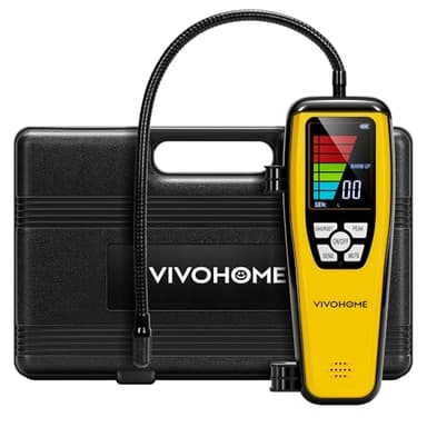 VIVOHOME HVAC Refrigerant Freon Leak Detector with Rechargeable Battery, AC Sniffer Leak Detector for R134a R410a R1234yf R454B R32 CFCs HCFCs HFCs HFOs HCs, Max Sensitivity up to 0.03oz./yr